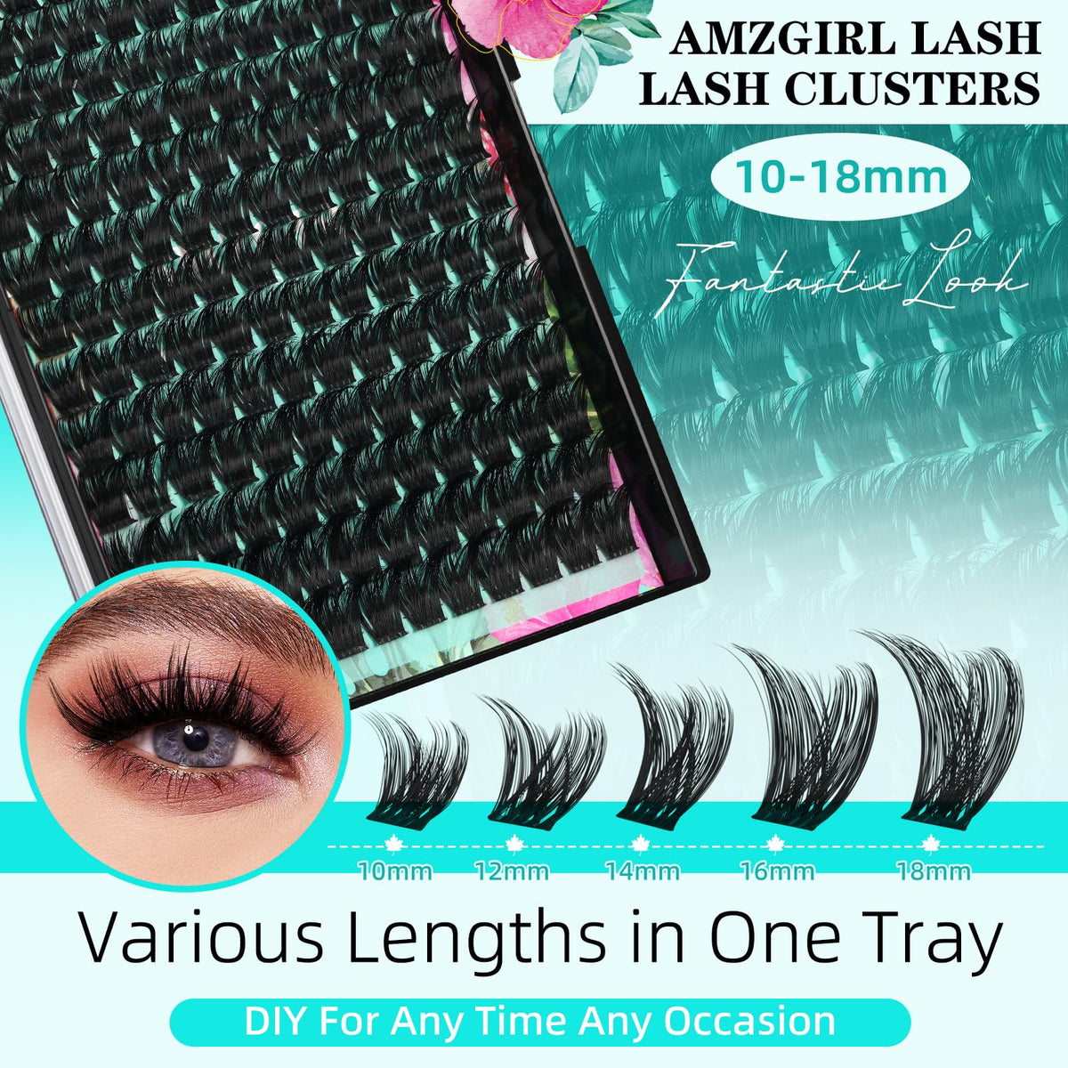 AMZGIRL LASH applicator tweezers pictured for precise placement