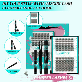 AMZGIRL LASH bond and seal demonstrate long-retention hold for tidy results