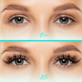 AMZGIRL LASH DIY steps illustrated for simple at-home application