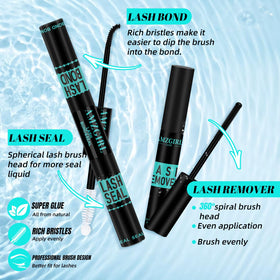 AMZGIRL LASH remover included for safe, clean lash removal