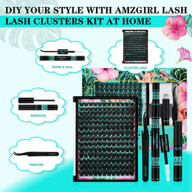 AMZGIRL LASH Ultra-thin band close-up; comfortable fit and seamless blend.