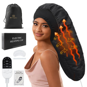 Amzpic Heat Cap with full copper heating wire for quick, even warmth