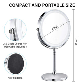 AMZTOLIFE 10x magnification for close-up eyelash and brow work
