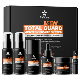 AN BAILIHUA gift for men skincare kit packaging—perfect holiday self-care gift