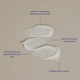 Anablue Scalp Cleanser argan oil infusion provides hydration for scalp and hair.