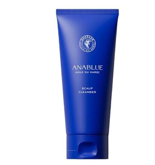Anablue Scalp Cleanser mineral exfoliant texture delivers gentle cleansing and renewal.