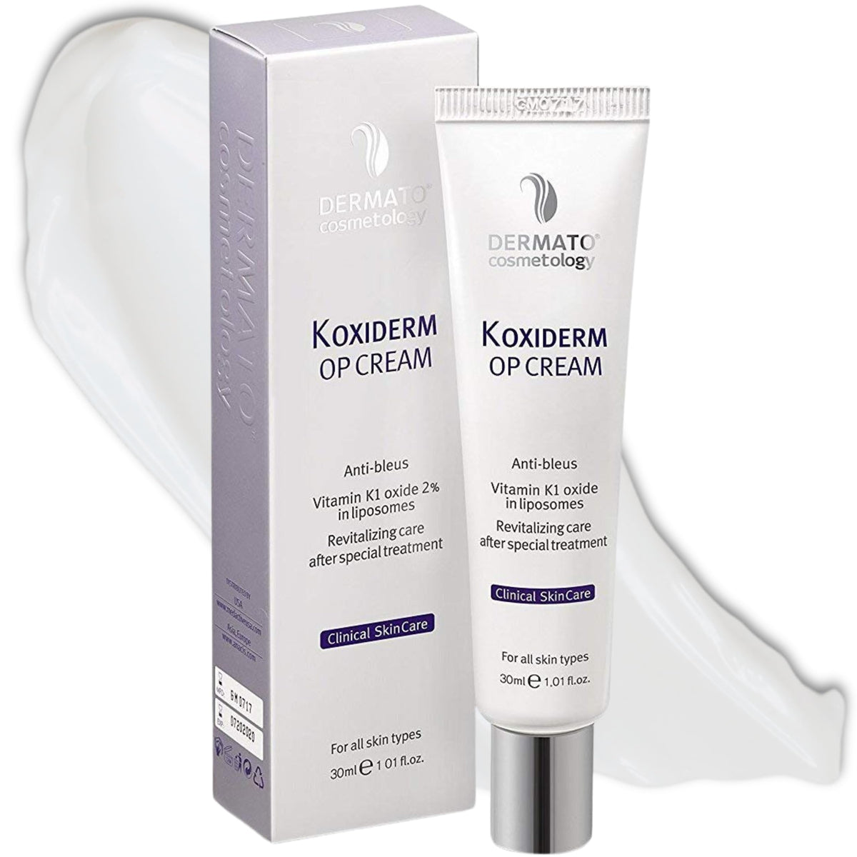 Anacis Vitamin K1 Oxiderm Cream targets dark circles for a brighter under-eye look.