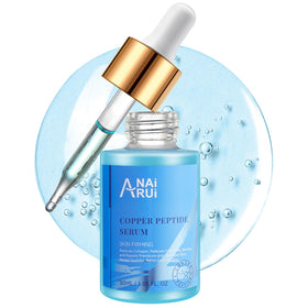ANAI RUI Copper Peptides Serum bottle for daily hydration and skin firmness.