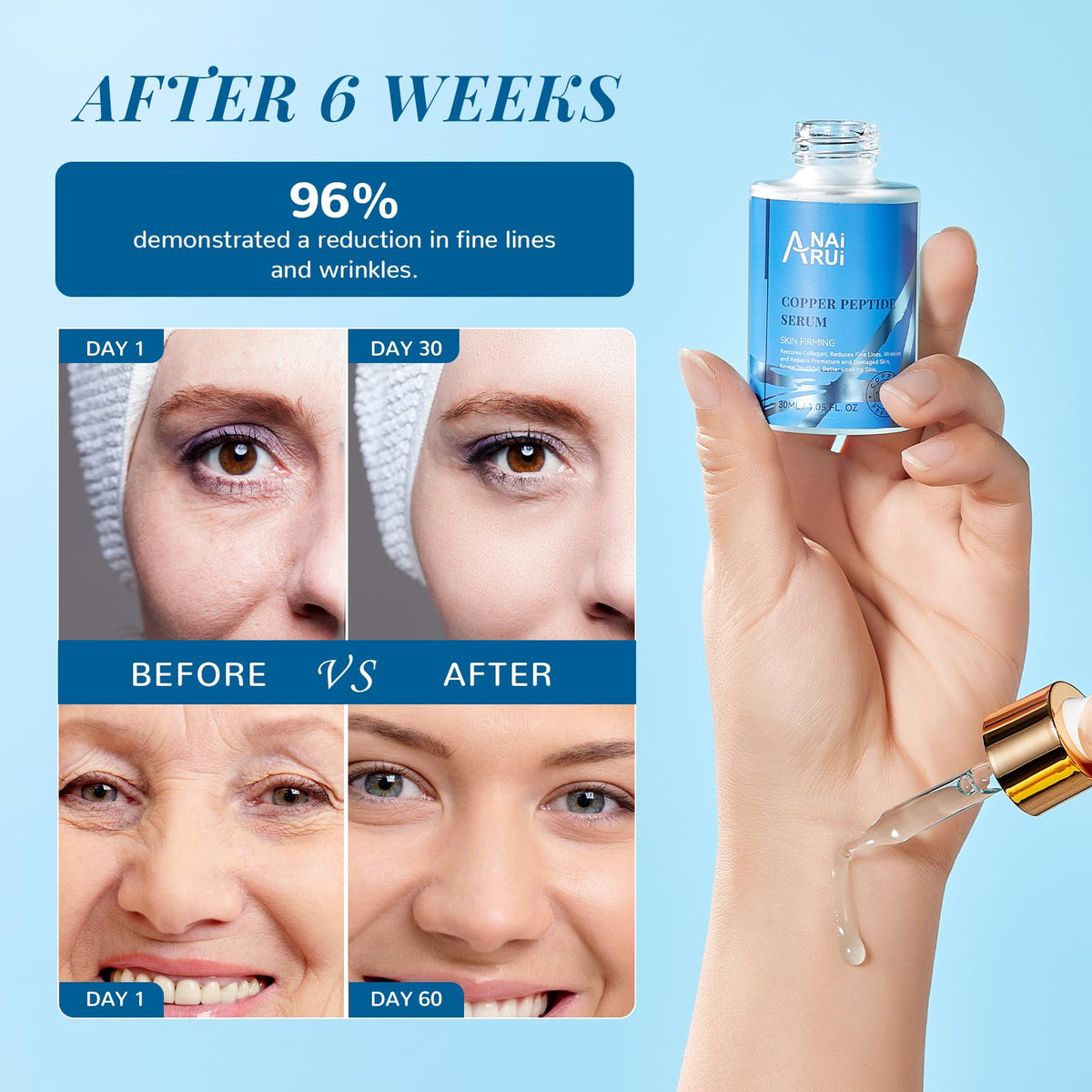 ANAI RUI Hyaluronic Acid blend delivers deep moisturization and barrier support.