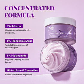 ANAI RUI Tranexamic Cream packaging front emphasizes premium ingredients and skin benefits.