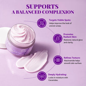 ANAI RUI Tranexamic Cream texture swirl demonstrates rich formula that spreads smoothly.