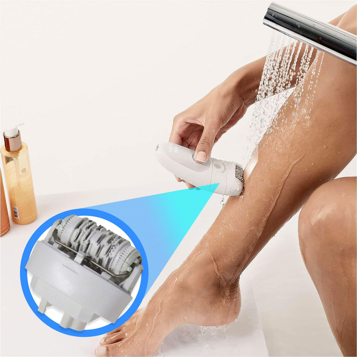 ANAKEL HOME Silk Epil 5-compatible head fits your daily grooming routine