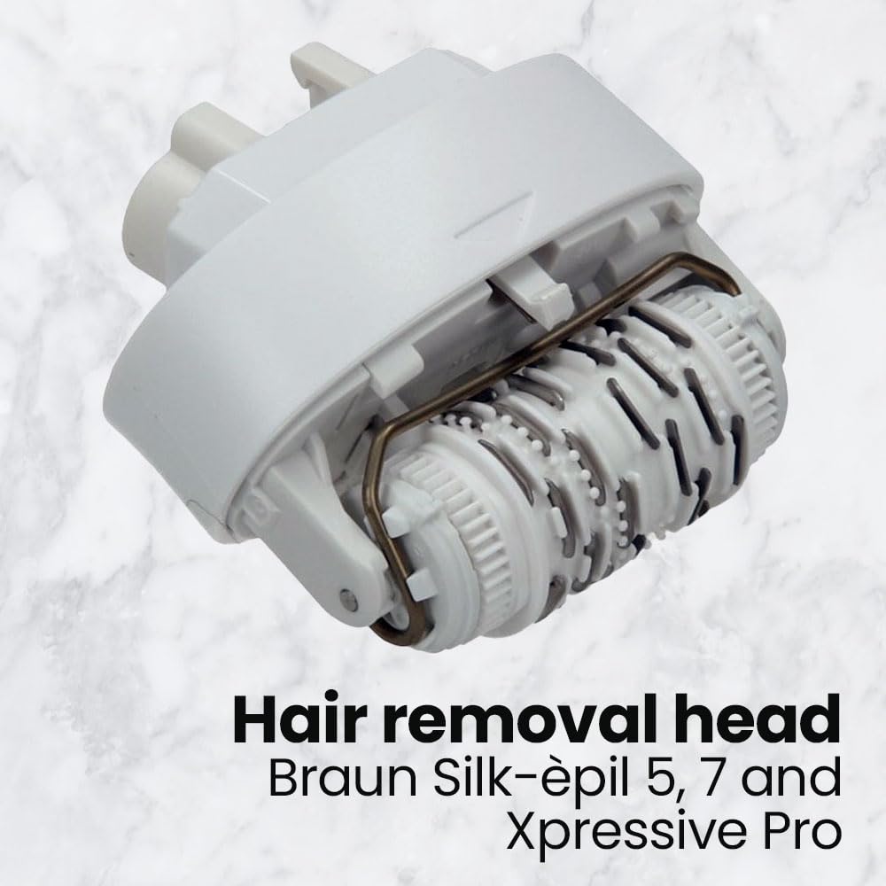 ANAKEL HOME Silk Epil 7 Xpressive Pro-compatible head delivers precise removal