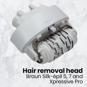 ANAKEL HOME Silk Epil 7 Xpressive Pro-compatible head delivers precise removal
