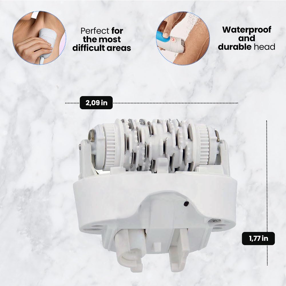 ANAKEL HOME Waterproof head supports dry or shower use for convenient routines