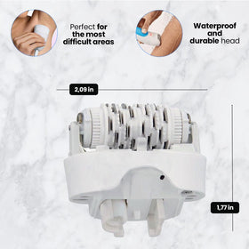ANAKEL HOME Waterproof head supports dry or shower use for convenient routines
