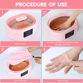 Ananelleo six packs of 200g paraffin wax ready for at-home use