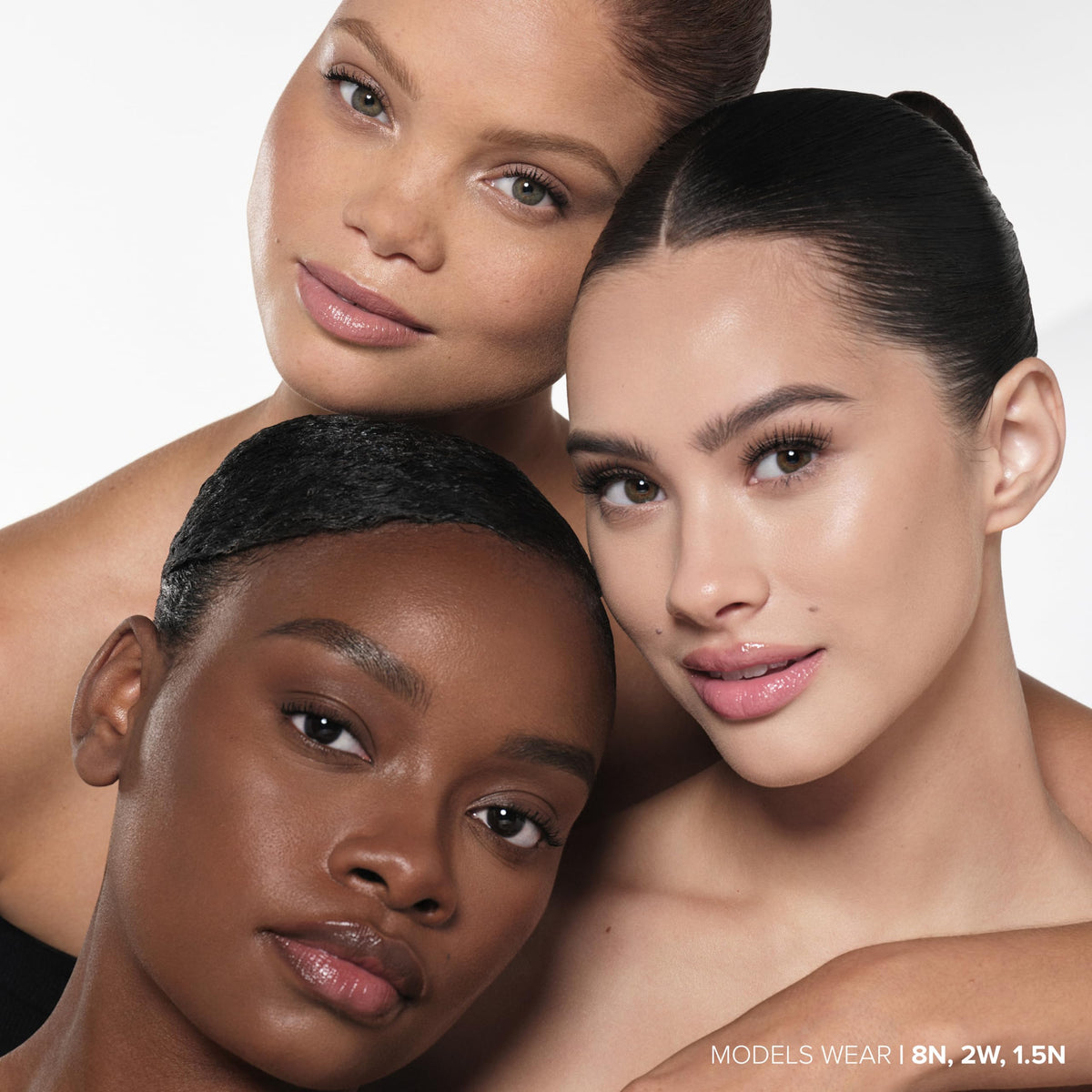 Anastasia Beverly Hills 12-hour blurring power swatch illustrates long-lasting matte look.