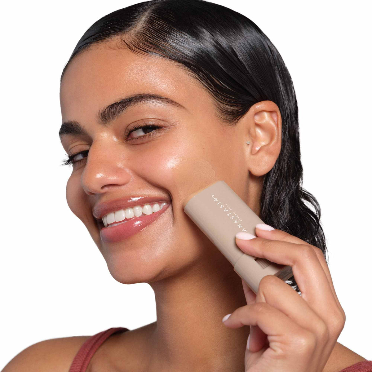 Anastasia Beverly Hills Beauty Balm Serum Boosted Skin Tint application on hand