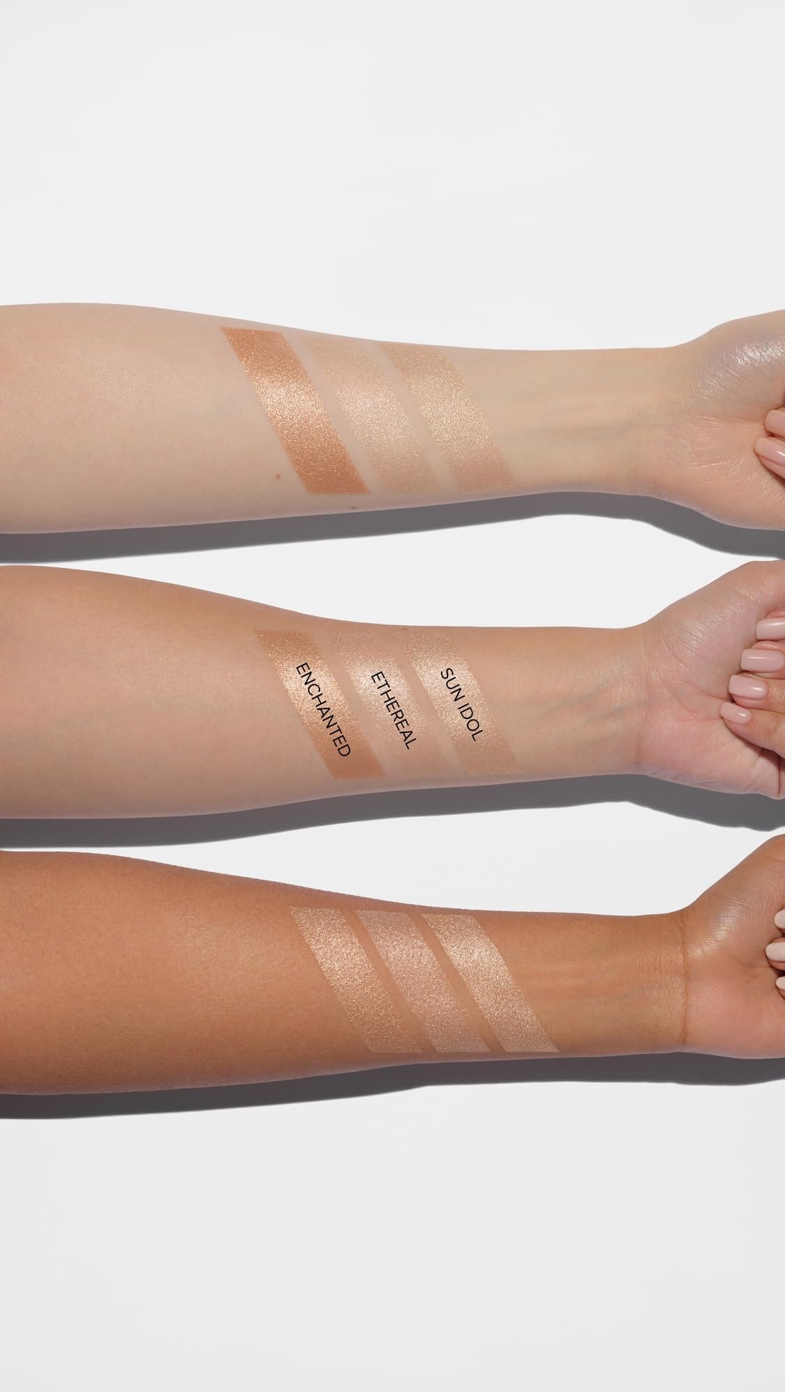 Glow Seeker application on high points yields weightless shine.