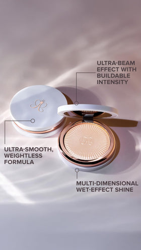 Anastasia Beverly Hills Glow Seeker Sun Idol close-up shows baked gel powder texture.