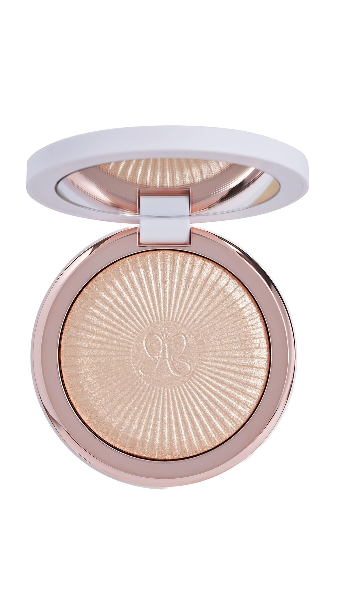 Anastasia Beverly Hills Glow Seeker Sun Idol compact delivers dewy radiance.