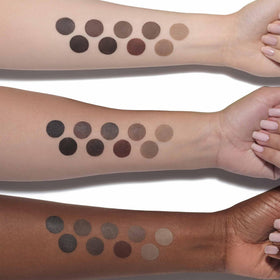 Gel texture detail highlights lightweight, natural-looking coverage on brows.