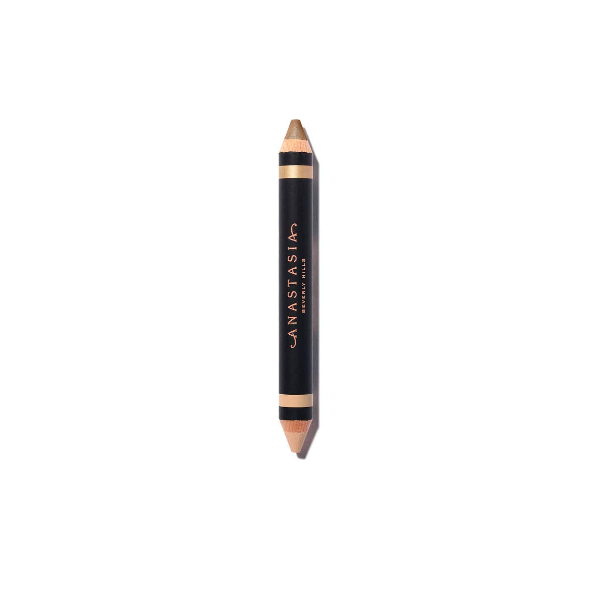 Anastasia Beverly Hills Highlighting Duo Pencil Shell Lace opened for dual brow definition and glow