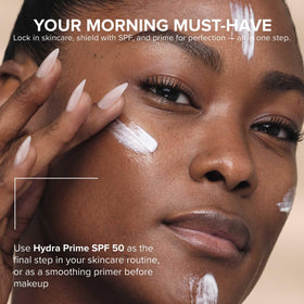 Hydra Prime cream-to-gel texture on skin