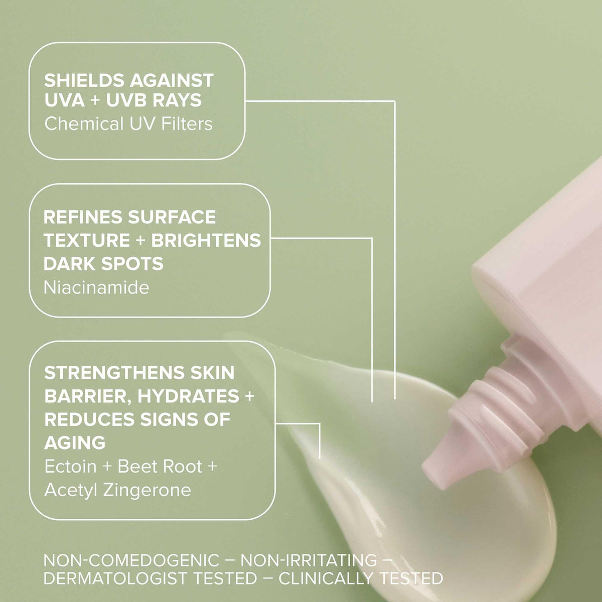 Hydra Prime SPF 50 application demonstrating lightweight protection