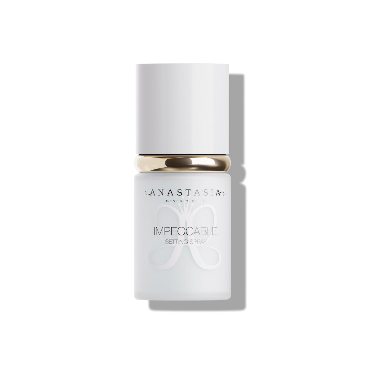Anastasia Beverly Hills setting spray with mist provides 24-hour matte wear and hydrating, skin-like feel