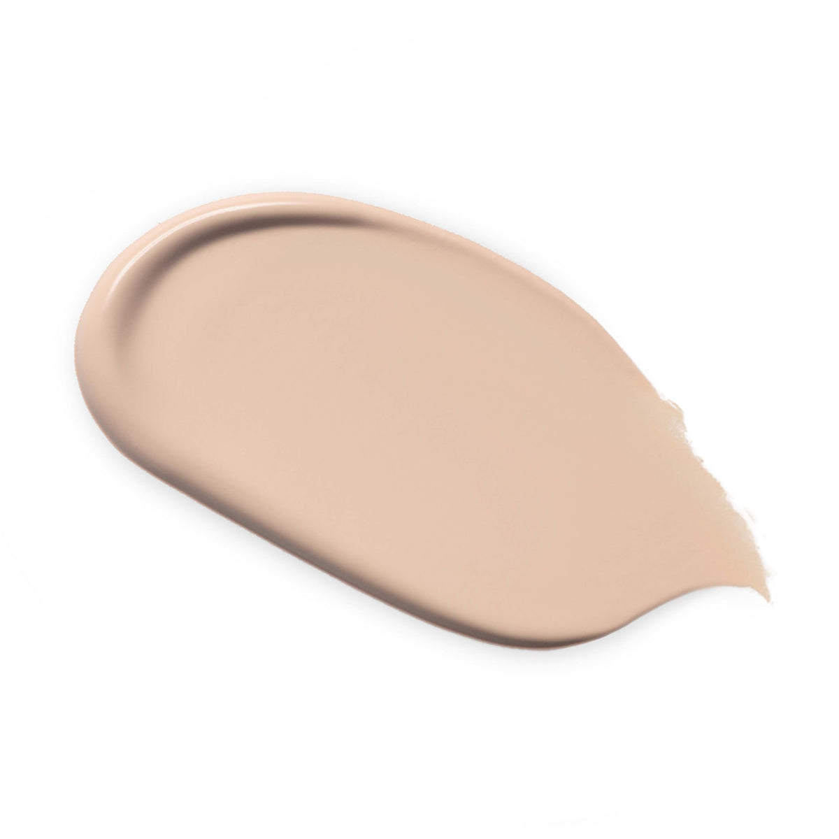 Swatches on skin show seamless blend and natural coverage of the 0CR foundation