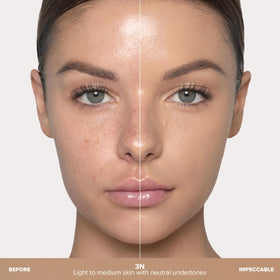 Anastasia Beverly Hills 3N swatch on skin demonstrates color match and coverage