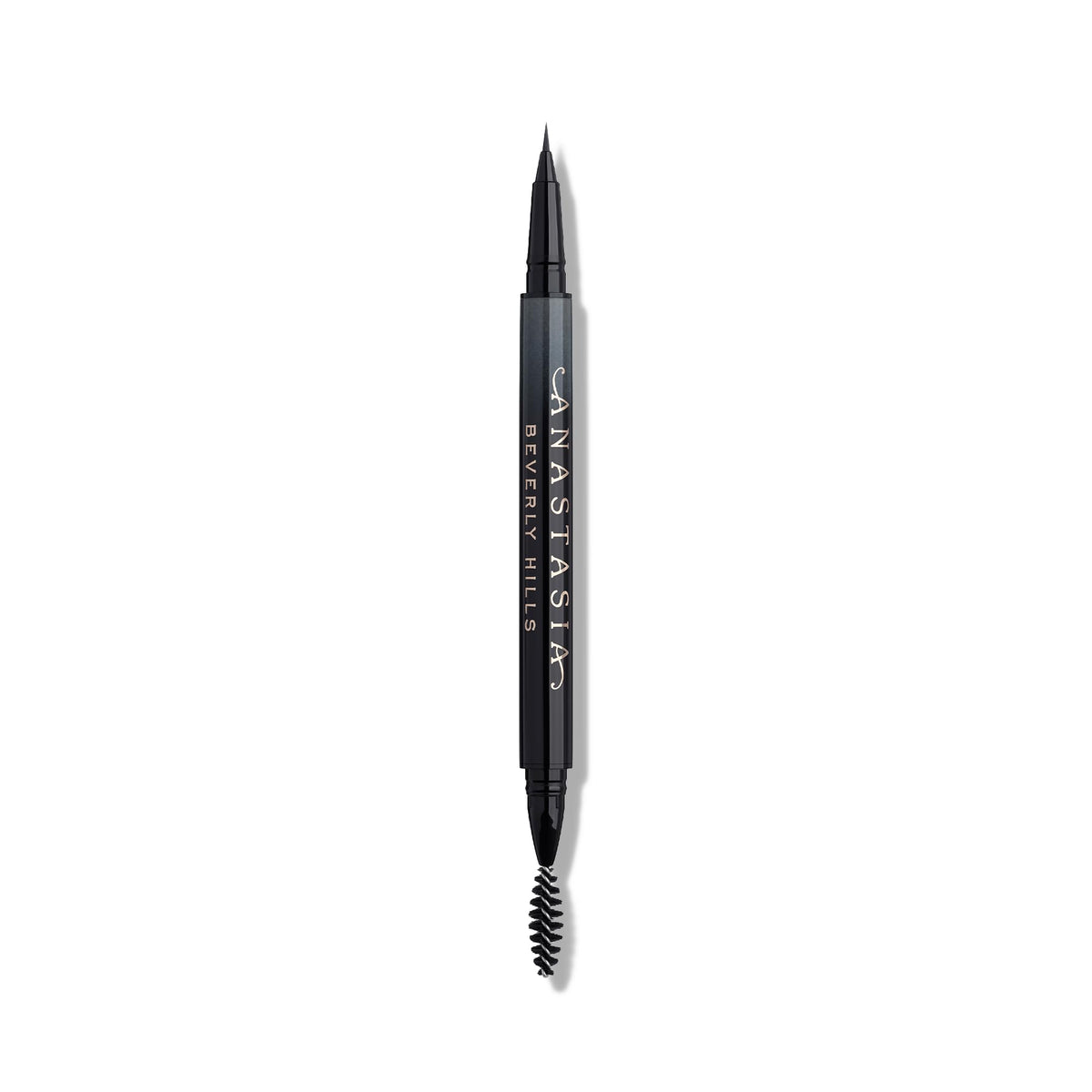 Anastasia Beverly Hills MicroStroke Brow Pen Granite close-up showing hair-like strokes and natural definition
