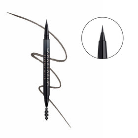 Anastasia Beverly Hills MicroStroke Brow Pen Granite applying strokes for precise eyebrow shaping