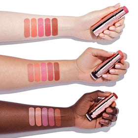 Packaging image of the stick shows portable convenience for quick touch-ups.