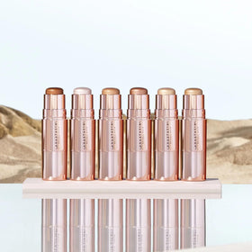 Anastasia Beverly Hills Stick Highlighter Pink Diamonds adds glow to cheekbones.