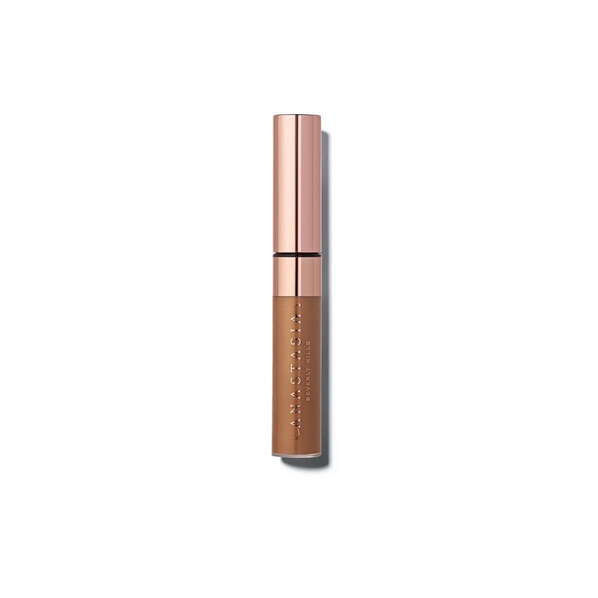 Anastasia Beverly Hills Tinted Brow Gel Chocolate demonstrates precise brush-applied tint.