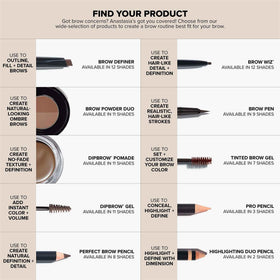 Anastasia Beverly Hills Tinted Brow Gel Chocolate warm undertones on brown hair.