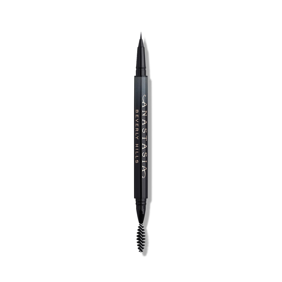 Anastasia Beverly Hills MicroStroke Brow Pen Caramel swatch for natural definition