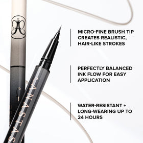 Water-resistant formula keeps brows intact through light humidity