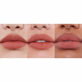 Anastasia Lip Velvet Parchment close-up texture shows velvet finish and smooth glide.