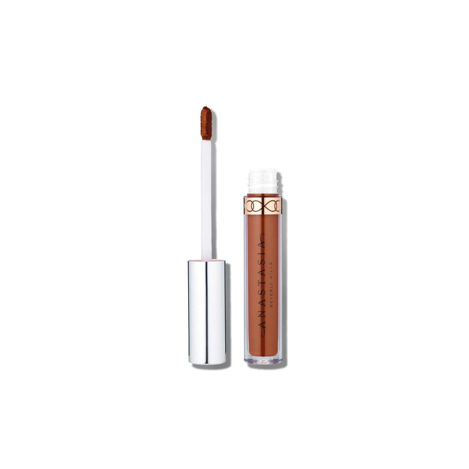 Anastasia Beverly Hills Ashton lipstick bottle with rich color for all-day wear.