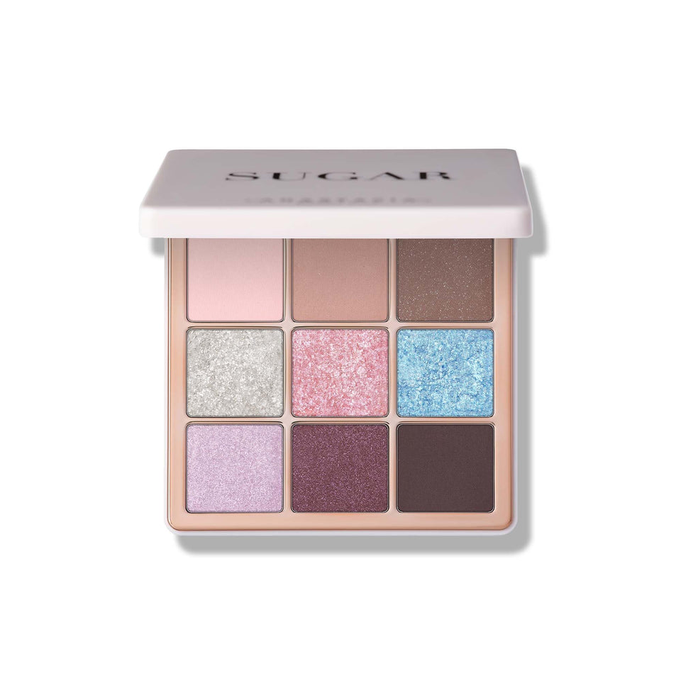 Anastasia Beverly Hills Mini Sugar palette front view, compact and portable.
