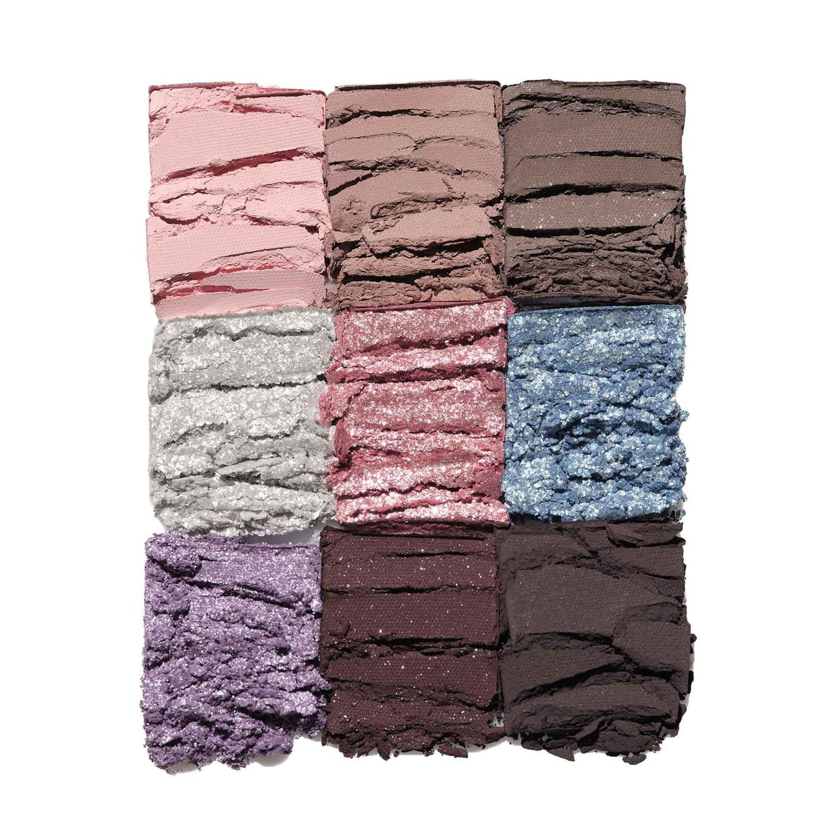Anastasia Beverly Hills Mini Sugar swatches displaying cool neutrals and icy pastels.