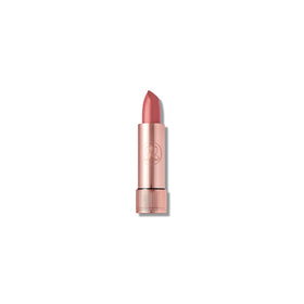 Anastasia Beverly Hills Dusty Rose lipstick with rose-gold packaging and luxe appeal.