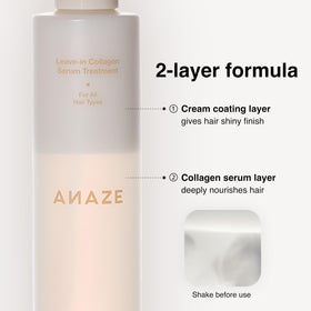 ANAZE serum being applied to hair for easier detangling and manageability.