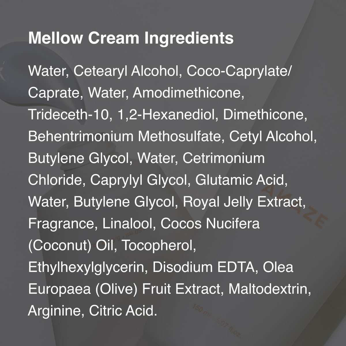ANAZE Mellow Cream gift-ready packaging suggests a thoughtful hair care present.