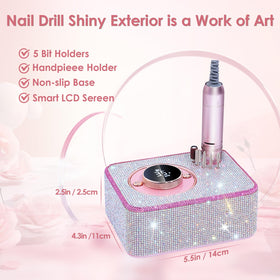 ANBEISTEE nail drill delivers high torque with low heat and vibration for smooth use.