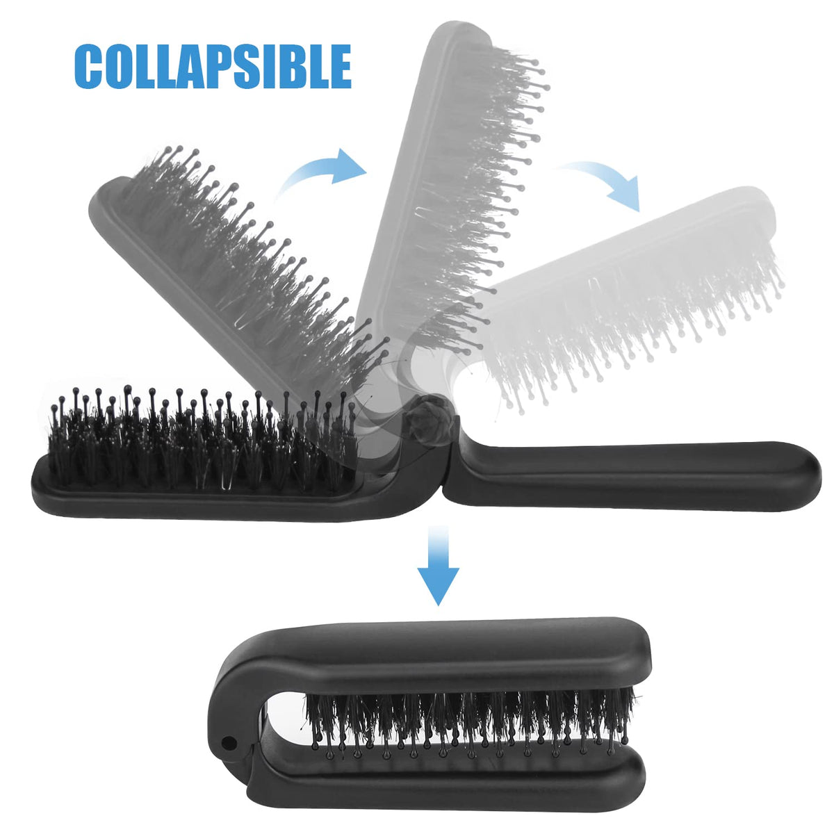 Ancable nylon bristles detangling knots with ease